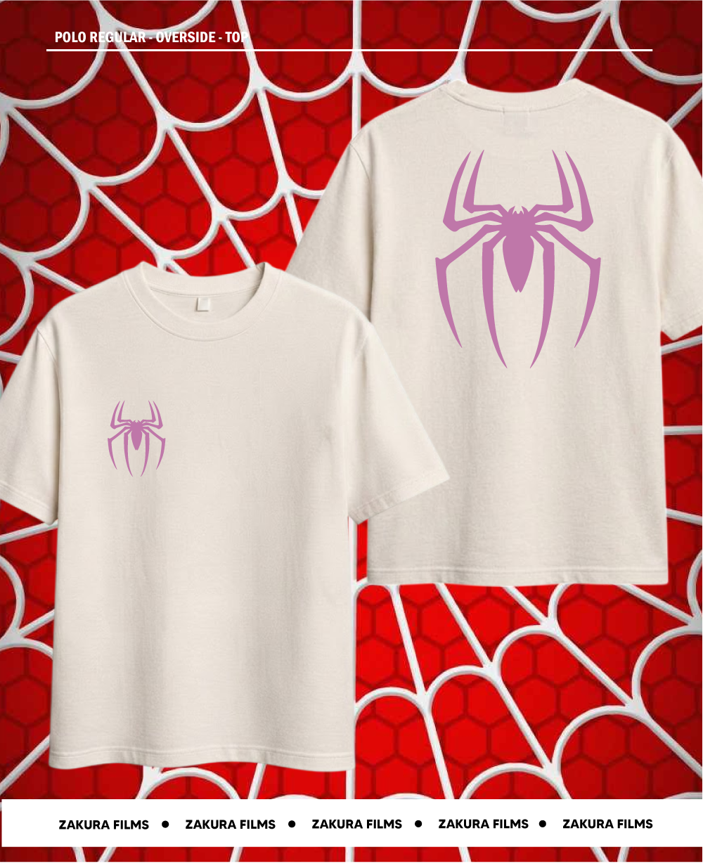 Polo inspirado en Spider-Man | Minimalista Spider White