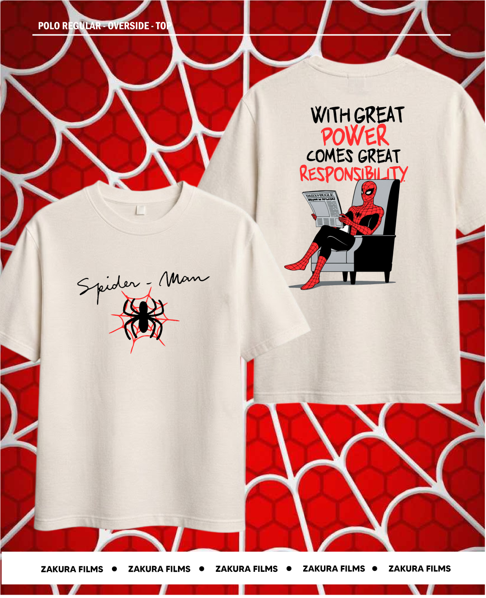 Spiderman Polo Blanco