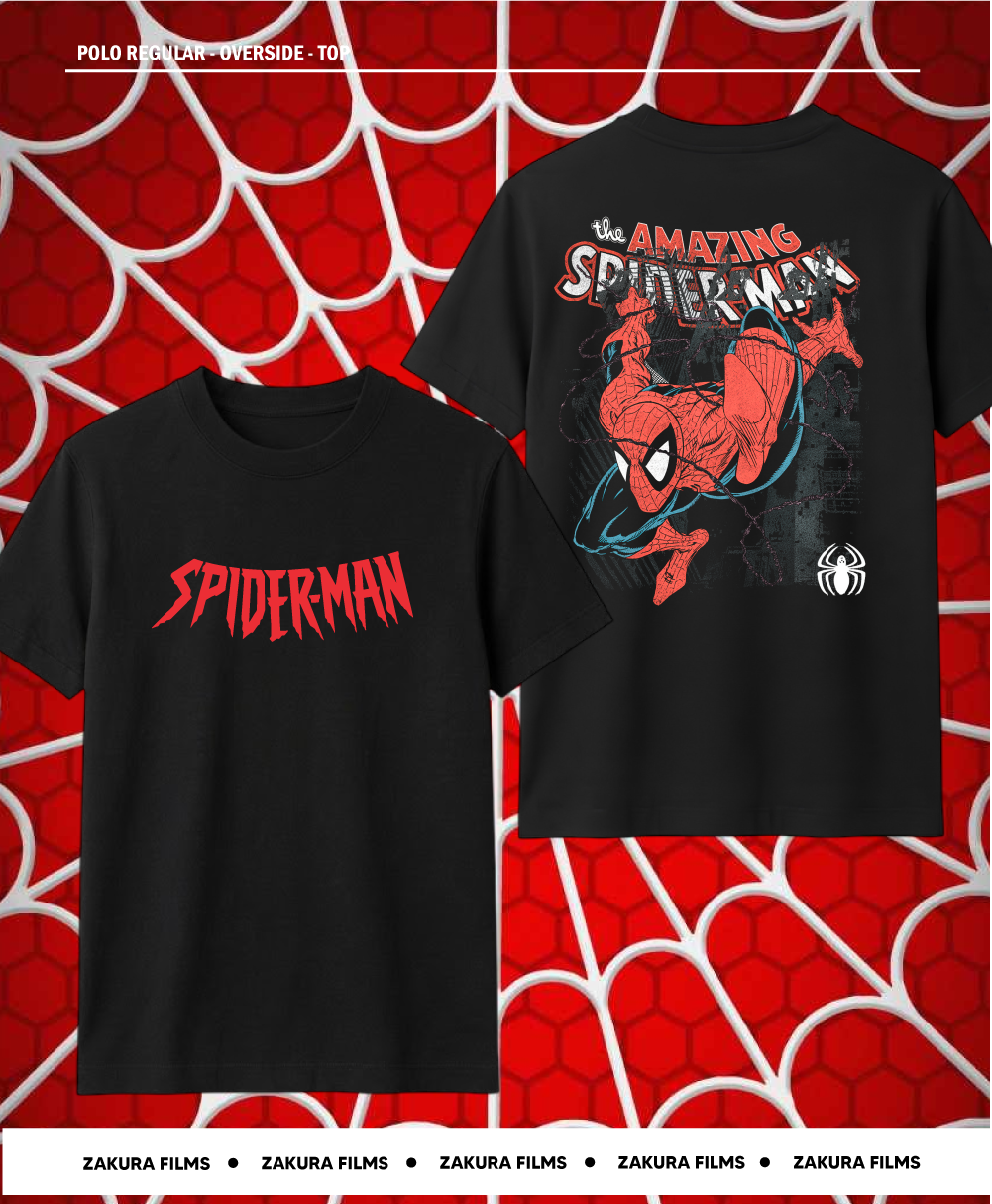 Spiderman Polo Negro