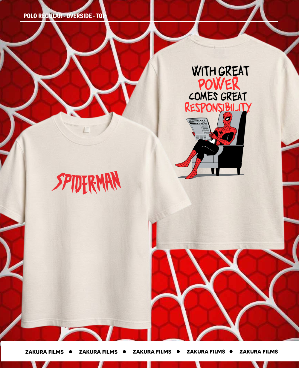 Polo inspirado en Spider-Man | Leyendo el periódico V2
