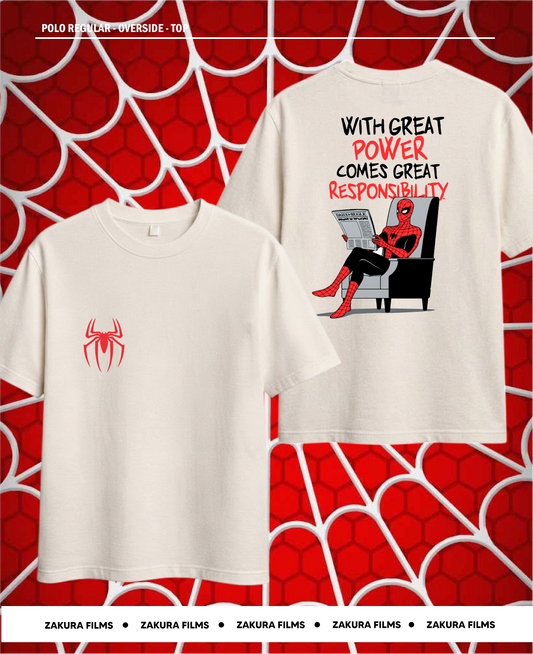 Polo inspirado en Spider-Man | Leyendo el periódico V3